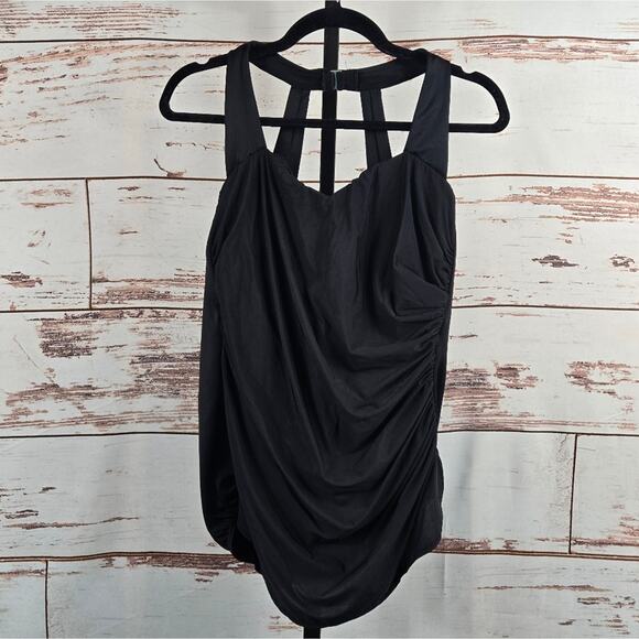 Lands' End One Piece Swimsuit Skirt Size 18W - Picture 1 of 6
